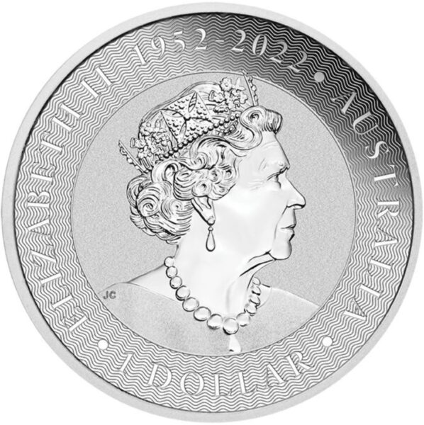 Srebrna moneta 1 oz Australijski Kangur awers