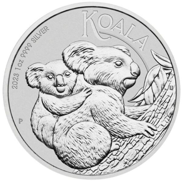 Srebrna moneta bulionowa 1 oz Koala 2023 rewers