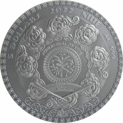 Srebrna moneta 5$ Jing Ke Seria: Słynne zamachy awers
