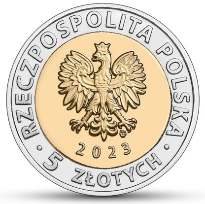 Moneta obiegowa 5 zł Odkryj Polskę - Kanał Żeglugowy przez Mierzeję Wiślaną  awers