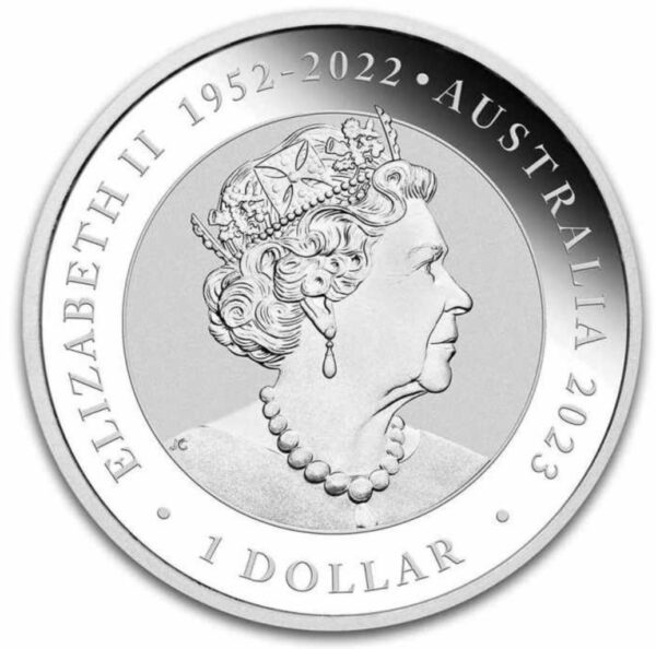 Srebrna moneta 1 oz Australian Swan awers