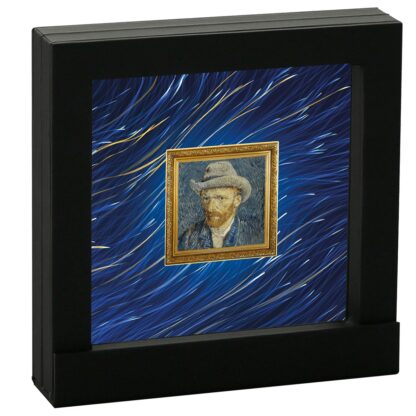 Srebrna moneta 1$ Vincent Van Gogh Autoportret ramka