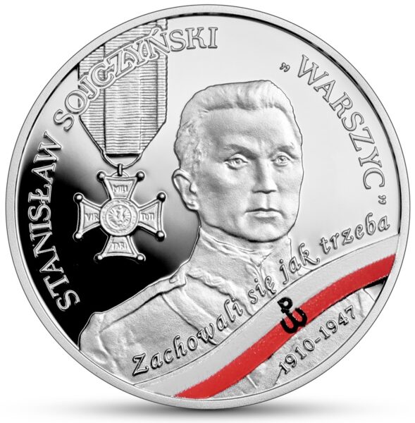 Srebrna moneta 10 zł Stanisław Sojczyński 