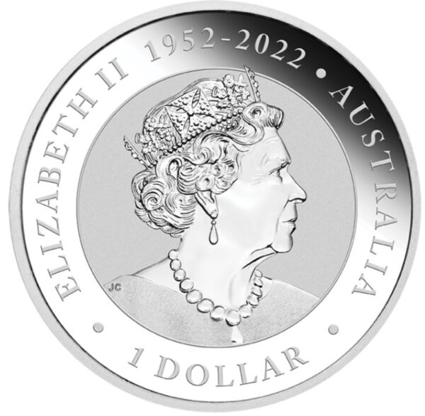Srebrna moneta 1 oz Australian Emu awers