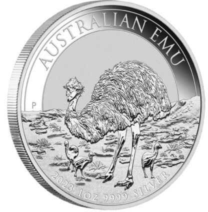 Srebrna moneta 1 oz Australian Emu rant