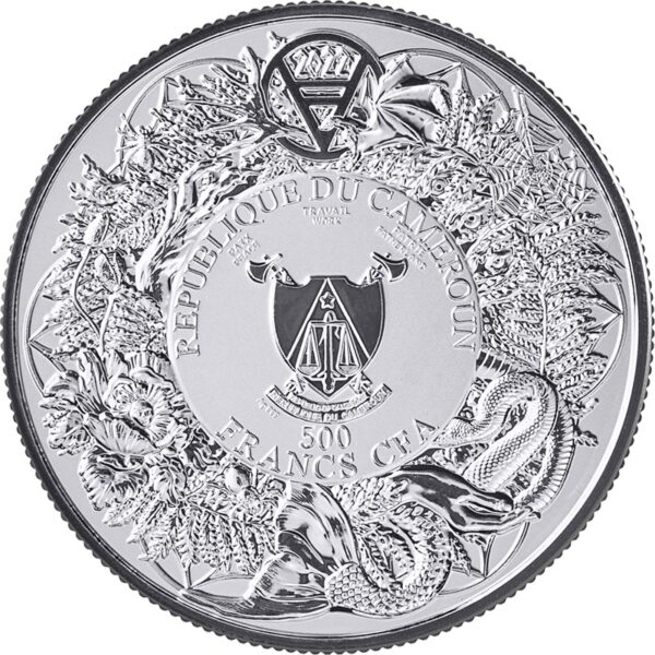 Srebrna moneta 1 oz Rusałka, Seria: Bestie Słowiańskie awers
