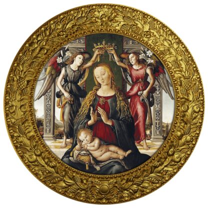 Srebrna moneta 500 CFA Mistrz Santo Spirito, Madonna z Dzieciątkiem i dwoma aniołami rewers