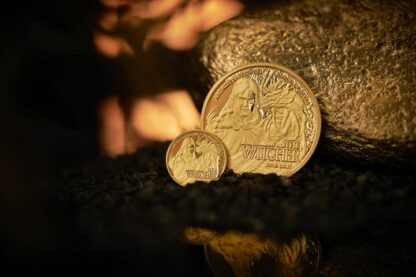 Złota moneta 10$ Krew Elfów, Seria: Wiedźmin