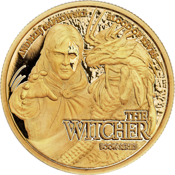Złota moneta 10$ Krew Elfów, Seria: Wiedźmin