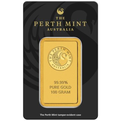 Sztabka złota 100 g The perth mint