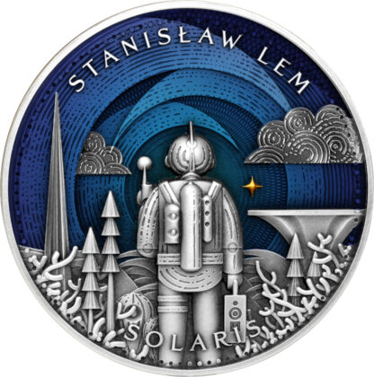 Srebrna moneta 10 € Solaris, Stanisław Lem