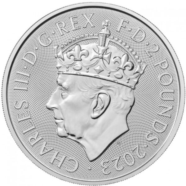 Srebrna moneta bulionowa 1 oz The Coronation Britannia