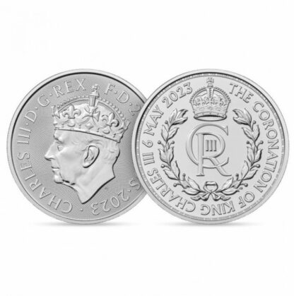 Srebrna moneta bulionowa 1 oz The Coronation of His Majesty King Charles III