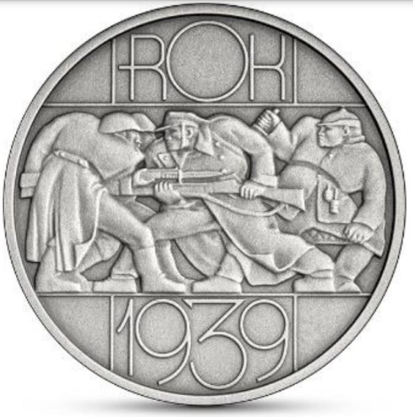 Srebrna moneta kolekcjonerska 20 zł Sowiecka agresja na Polskę – 17 IX 1939 r. rewers