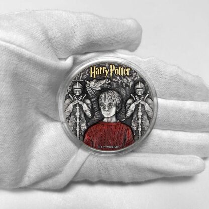 Srebrna moneta 5$ Harry Potter i Kamień Filozoficzny