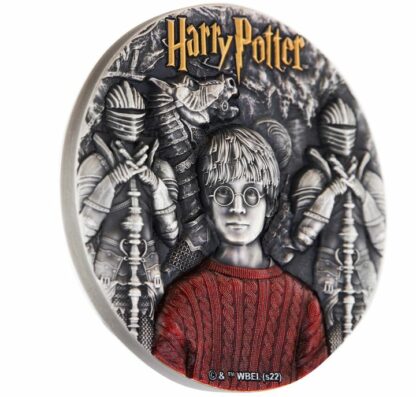 Srebrna moneta 5$ Harry Potter i Kamień Filozoficzny