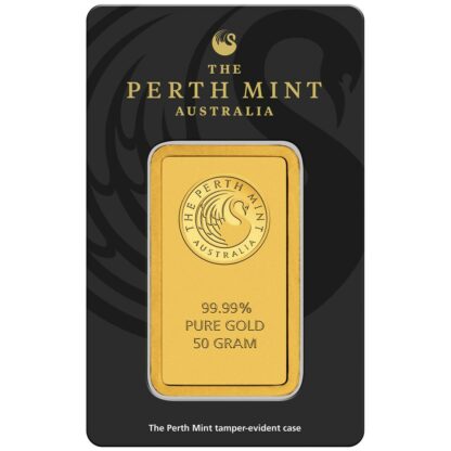 Sztabka złota 50 g The perth mint
