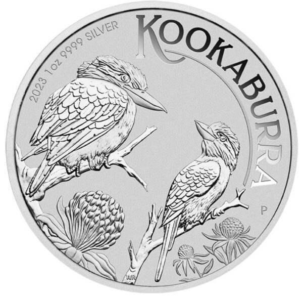 Srebrna moneta bulionowa 1 oz Kookaburra rewers