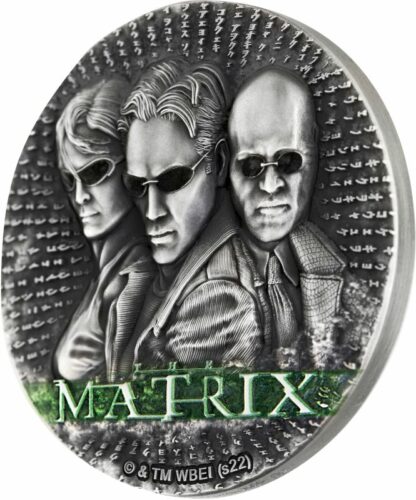 Srebrna moneta 5$ Matrix