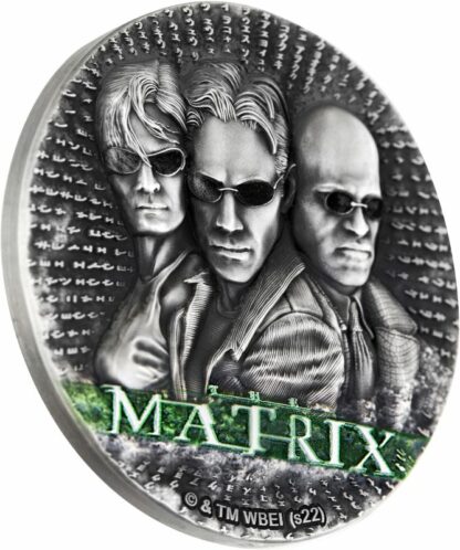 Srebrna moneta 5$ Matrix