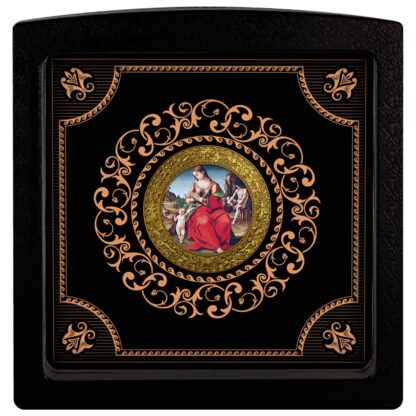 Srebrna moneta 500 CFA  Luca Signorelli, Madonna z Dzieciątkiem