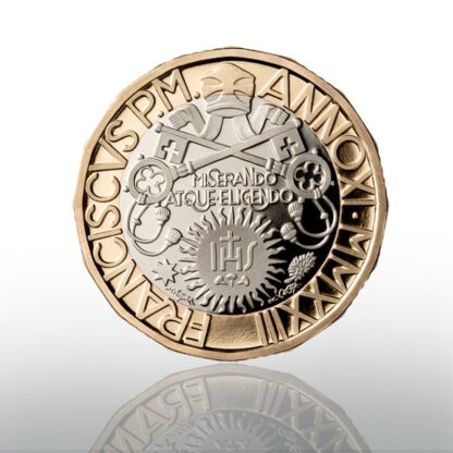 5 € Don Lorenzo Milani moneta bimetaliczna proof  Watykan