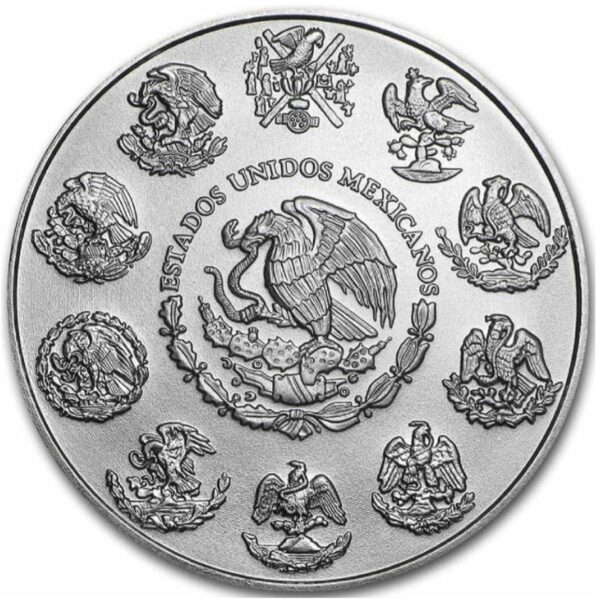 Srebrna moneta bulionowa 1 oz Mexican Libertad awers