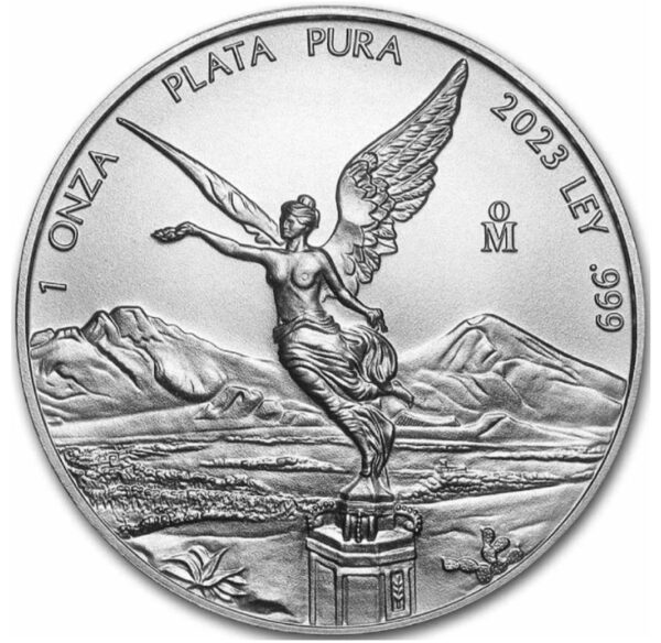 Srebrna moneta bulionowa 1 oz Mexican Libertad rewers
