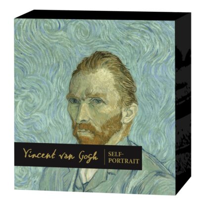 Srebrna moneta 2$ Vincent van Gogh Autoportret etui
