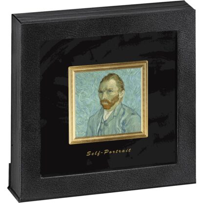 Srebrna moneta 2$ Vincent van Gogh Autoportret ramka