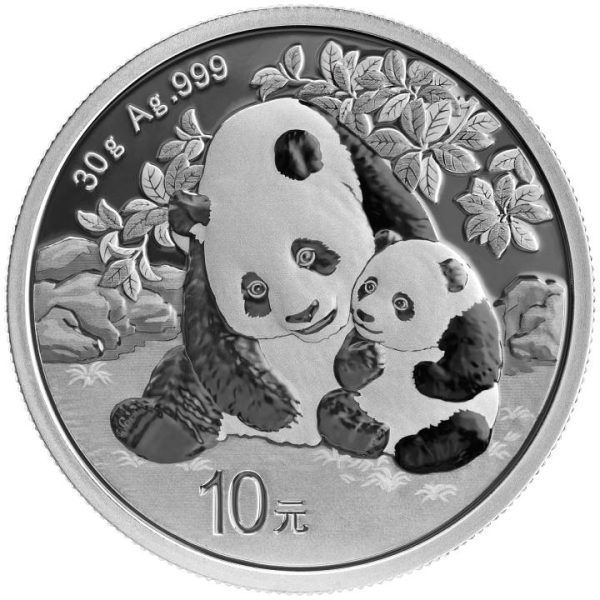 Moneta bulionowa 30 g Chońska Panda 2024 rewers