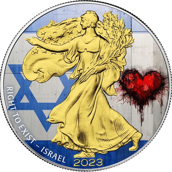 Srebrna moneta 1$ Izrael, Prawo do istnienia, Seria: Duch narodów