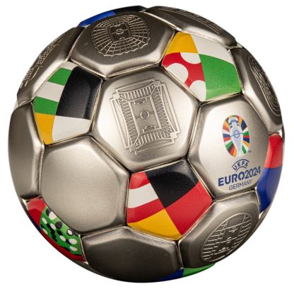 10$ Sferyczna Moneta Piłkarska UEFA EURO 2024