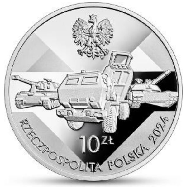 Moneta kolekcjonerska 10 zł 25. rocznica wstąpienia Polski do NATO