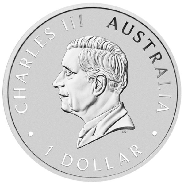 1 oz srebrna moneta Kookaburra 2024 awers