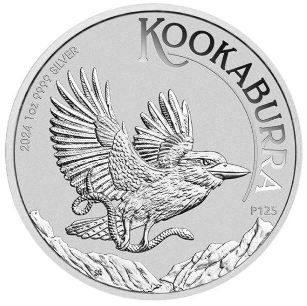 1 oz srebrna moneta Kookaburra 2024 rewers