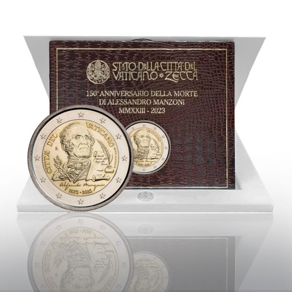 Moneta kolekcjonerska 2€ ALESSANDRO MANZONI Watykan BU