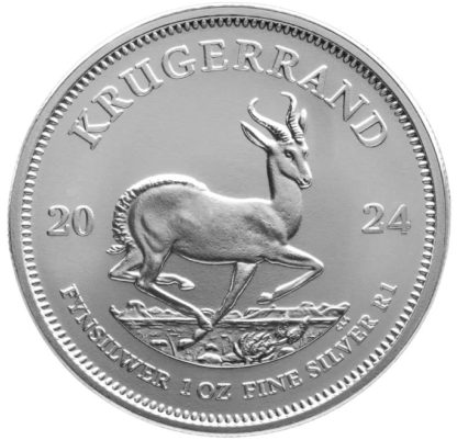 Srebrna moneta 1 oz Krugerrand 2024 awers