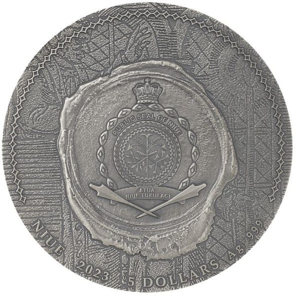 Srebrna moneta 5$ Inkwizycja, Seria: Błędy Ludzkości