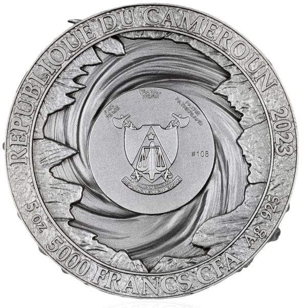 Srebrna moneta 5000 CFA Ostatnie życzenie - Wiedźmin 3D