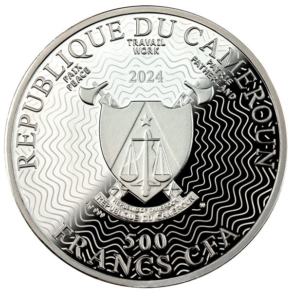 Srebrna moneta 500 CFA Edvard Munch, Krzyk