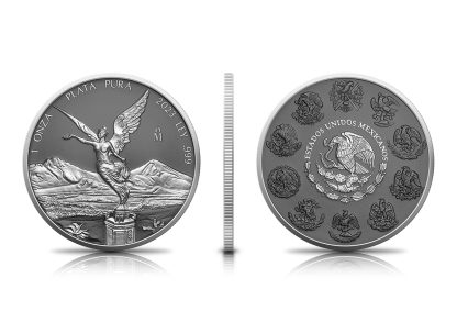 Srebrna moneta 1 oz Mexican Libertad Silver Ring rant