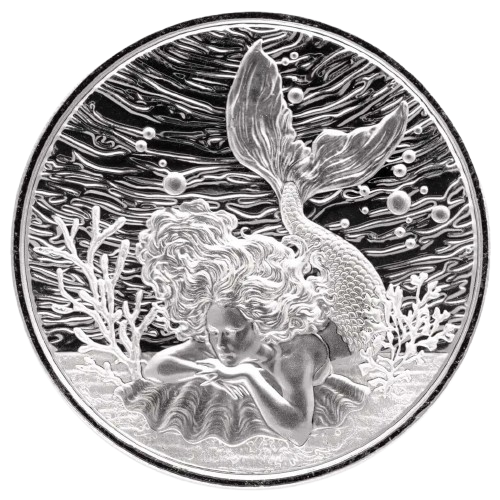 1 uncja, Mermaid Under the Sea, Srebrna moneta